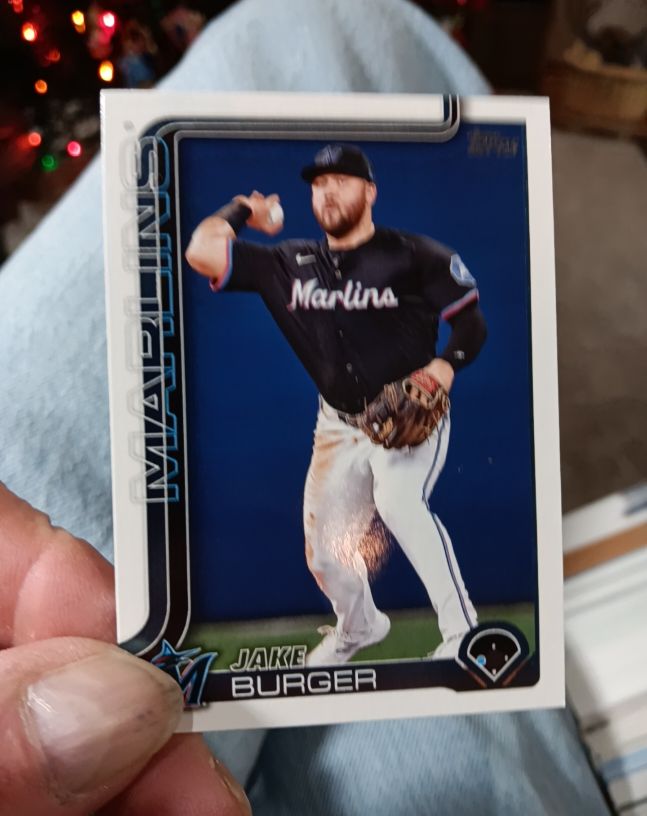 2025 Topps Series 1 #330 Jake Burger — front