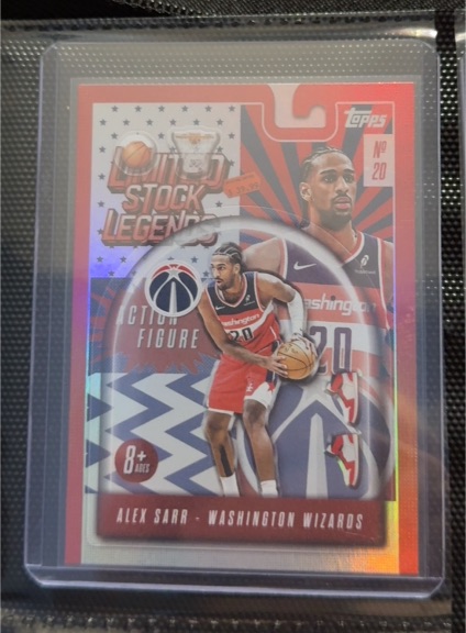 2025-26 Topps Limited Stock Legends #LST-35 Alex Sarr — front