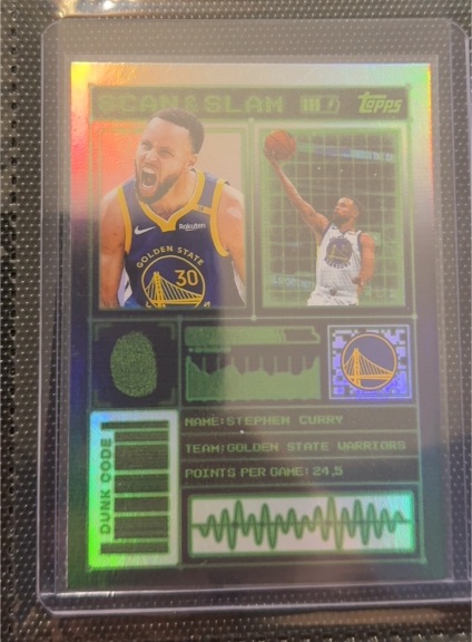 2025-26 Topps #SS-12 Stephen Curry Scan & Slam — front