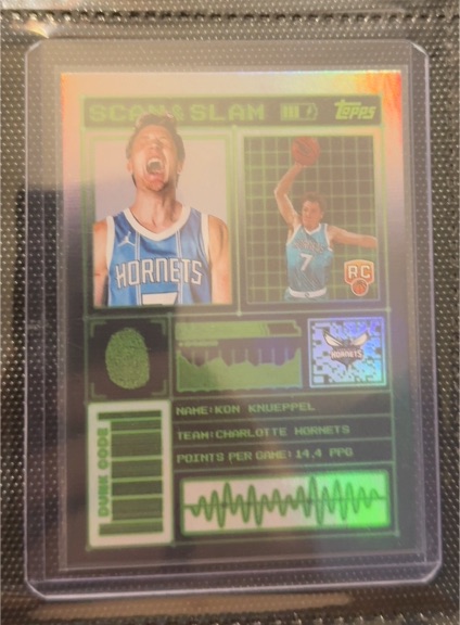 2025 Topps Scan and Slam #SS-29 Kon Knueppel — front