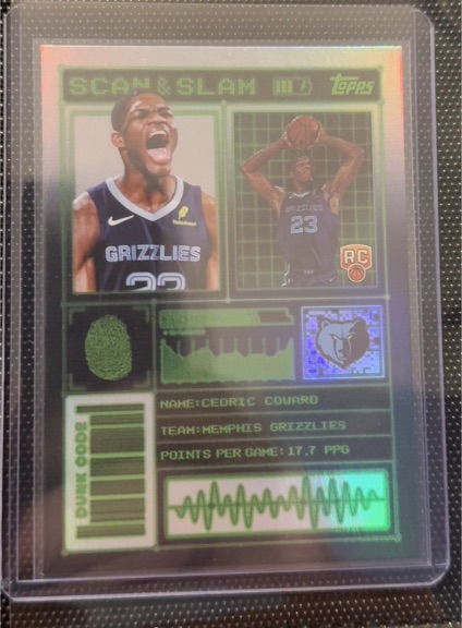 2025-26 Topps Scan & Slam #SS-36 Cedric Coward — front