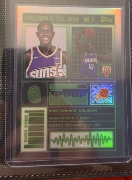 2025-26 Topps Scan and Slam #SS-35 Khaman Maluach — front
