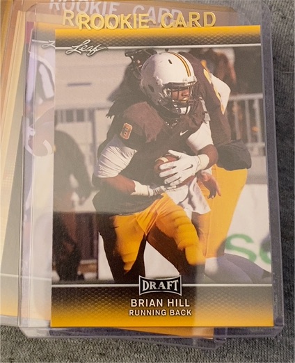 2017 Leaf Draft #06 Brian Hill — front