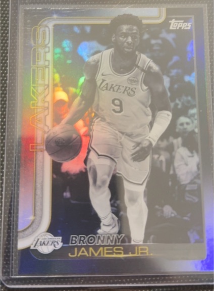 2025-26 Topps #152 Bronny James Jr. — front
