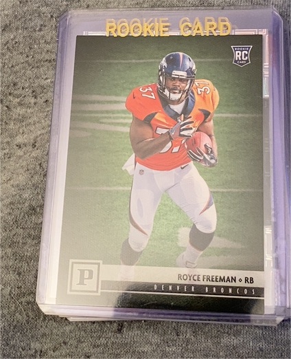 2018 Panini #349 Royce Freeman — front