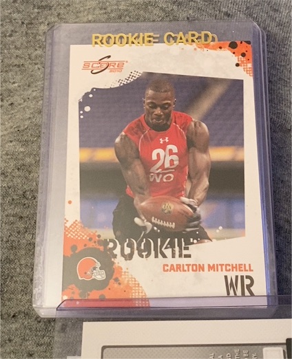 2010 Score #317 Carlton Mitchell — front