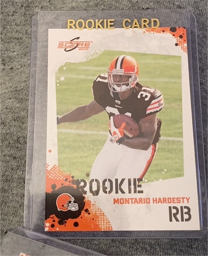 2010 Score #373 Montario Hardesty Rookie Card — front