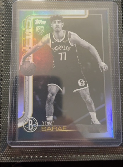2025-26 Topps #226 Ben Saraf — front