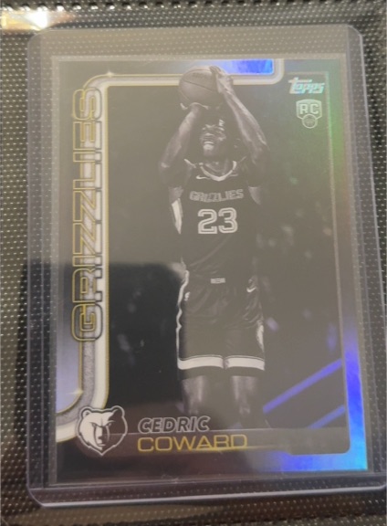 2025-26 Topps #211 Cedric Coward — front