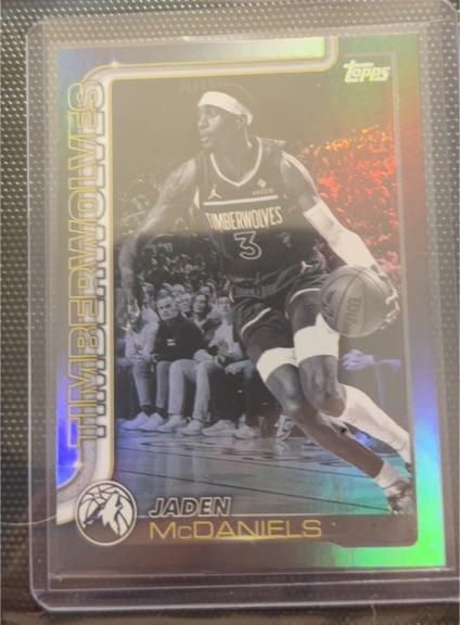2025-26 Topps #248 Jaden McDaniels — front
