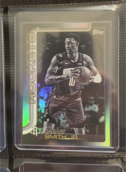 2025-26 Topps Basketball Black Friday Blackout #177 Jabari Smith Jr. — front