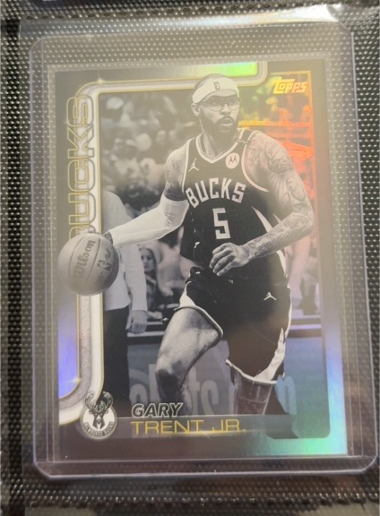 2025-26 Topps #59 Gary Trent Jr. Blackout — front