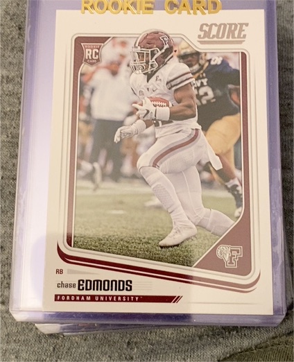2018 Panini Score #361 Chase Edmonds — front