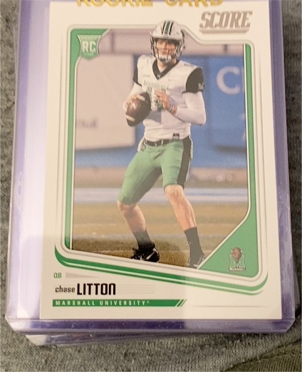 2018 Panini Score #403 Chase Litton — front