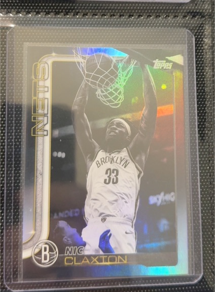 2025-26 Topps #10 Nic Claxton — front