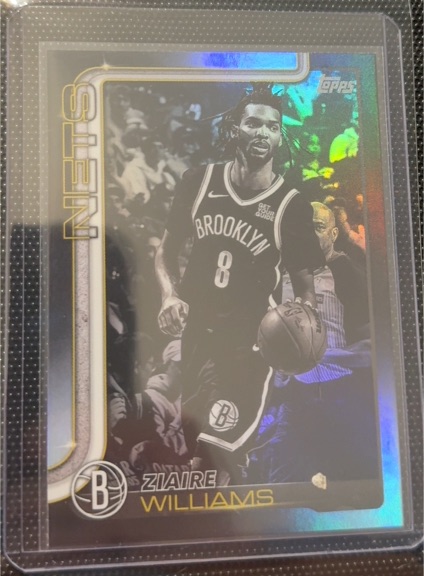 2025-26 Topps #9 Ziaire Williams — front