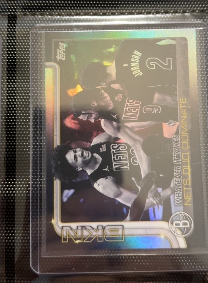 2025-26 Topps #273 Whatever It Takes: Nets Duo Dominates — front