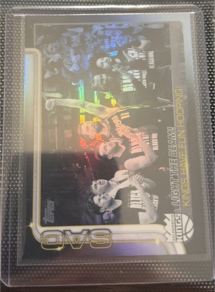 2025-26 Topps Basketball Light The Beam Kings Have Fun Hooping #SAC — front