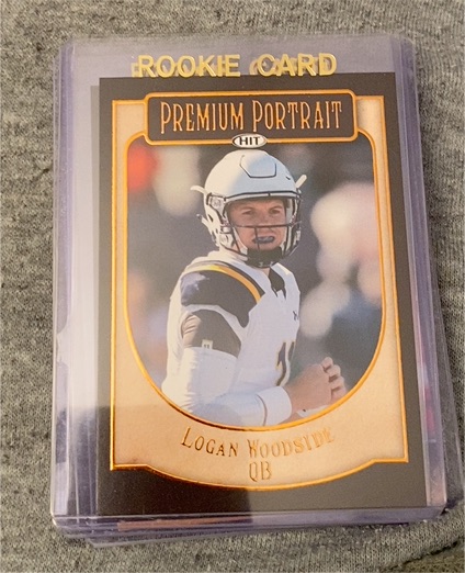 2018 SAGE HIT Premium Portrait #PP-01 Logan Woodside Rookie Card — front