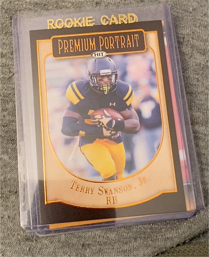2018 Sage Hit Premium Portrait #PP Terry Swanson Jr. — front