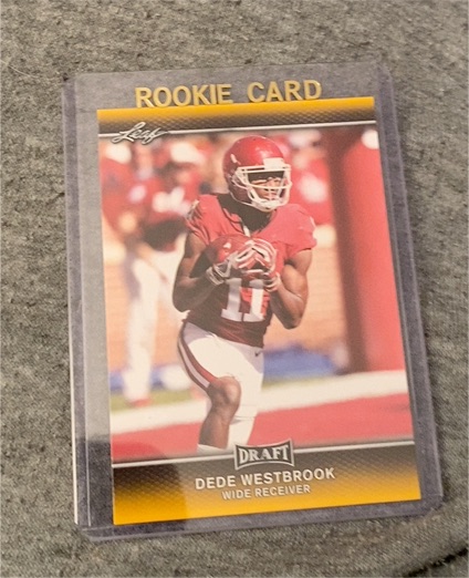 2017 Leaf Draft Rookie Card Dede Westbrook — front