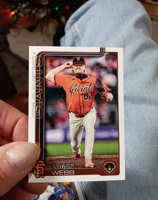 2025 Topps Series 1 #242 Logan Webb — front