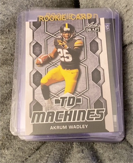 2018 Leaf Draft #TD-01 Akrum Wadley — front
