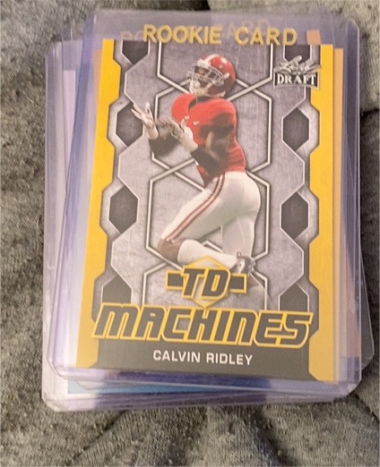 2018 Leaf Draft #TD-03 Calvin Ridley TD Machines — front