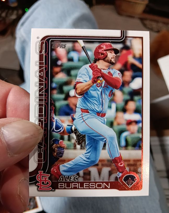2025 Topps Series 1 #41 Alec Burleson — front