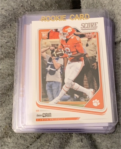 2018 Panini Score #393 Deon Cain — front