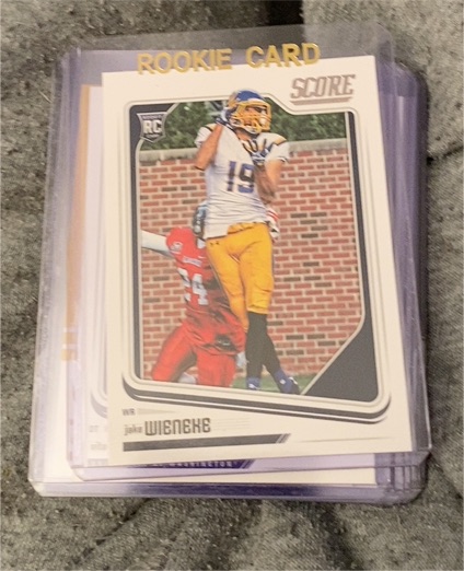 2018 Score #413 Jake Wieneke Rookie Card — front