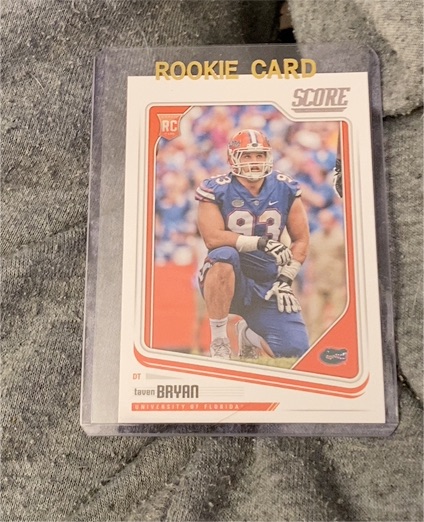 2018 Score Football #432 Taven Bryan — front