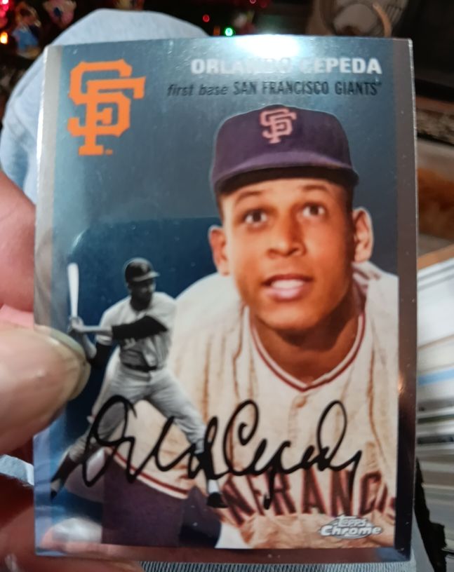 2023 Topps Chrome Platinum Anniversary #13 Orlando Cepeda San Francisco Giants — front