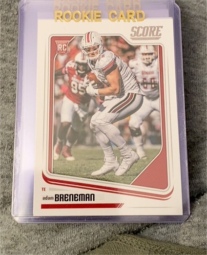 2018 Panini Score #412 Adam Breneman — front