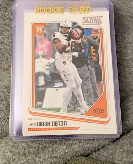 2018 Panini Score #383 James Washington — front