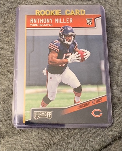 2018 Panini Playoff #220 Anthony Miller Rookie Card — front