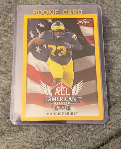 2018 Leaf Draft All American #AA-08 Maurice Hurst — front