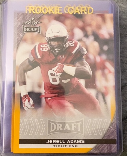 2016 Leaf Draft Jerell Adams Rookie Card — front