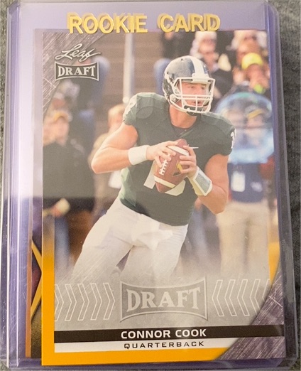 2016 Leaf Draft #17 Connor Cook — front
