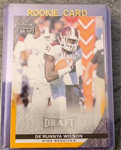 2016 Leaf Draft Gold #23 De'Runnya Wilson Mississippi State Bulldogs — front
