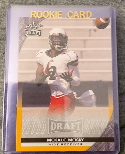 2016 Leaf Draft Mekale McKay Rookie Card — front