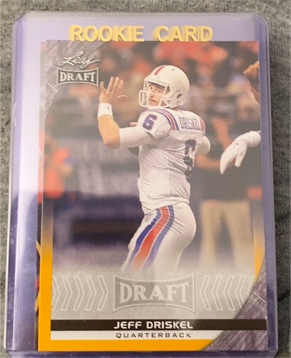 2016 Leaf Draft #39 Jeff Driskel — front