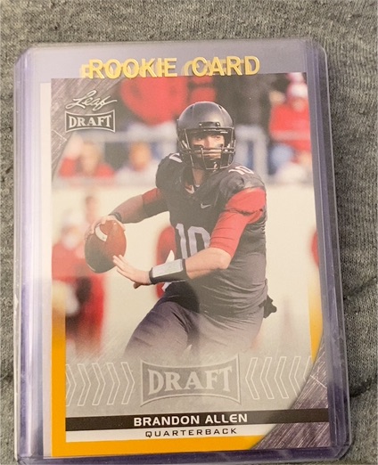2016 Leaf Draft #6 Brandon Allen — front