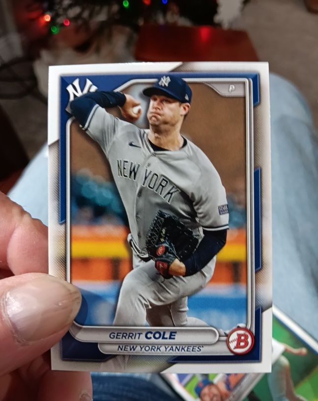 2024 Bowman #60 Gerrit Cole — front