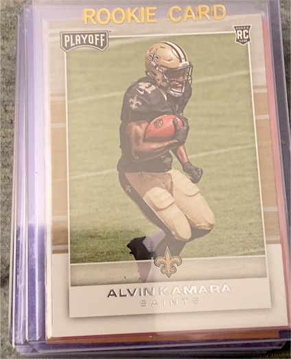 2017 Panini Playoff #213 Alvin Kamara — front