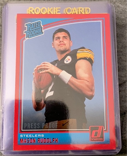 2018 Donruss #305 Mason Rudolph — front
