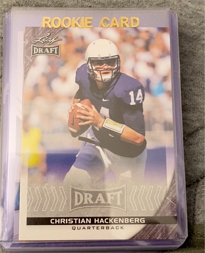 2016 Leaf Draft #15 Christian Hackenberg — front