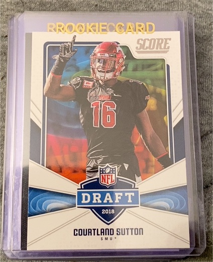 2018 Panini Score NFL Draft #22 Courtland Sutton — front