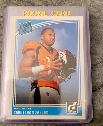 2018 Panini Donruss #312 Courtland Sutton Rated Rookie — front