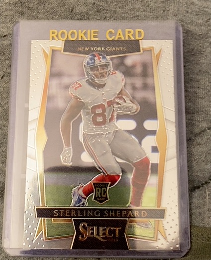 2020 Panini Select #Sterling Shepard Rookie Card — front
